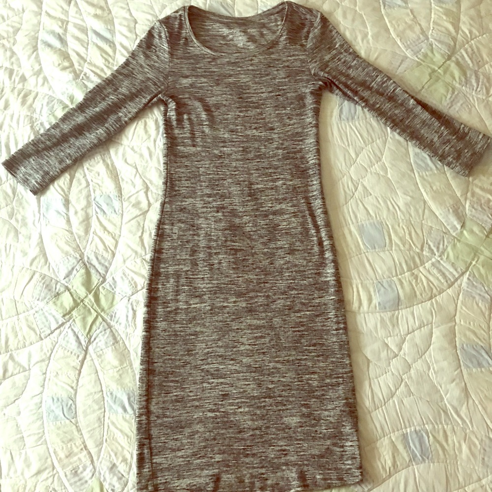 A midi grey dress from H&M